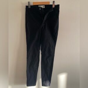Black High Waisted Skinny Jeans - Garage